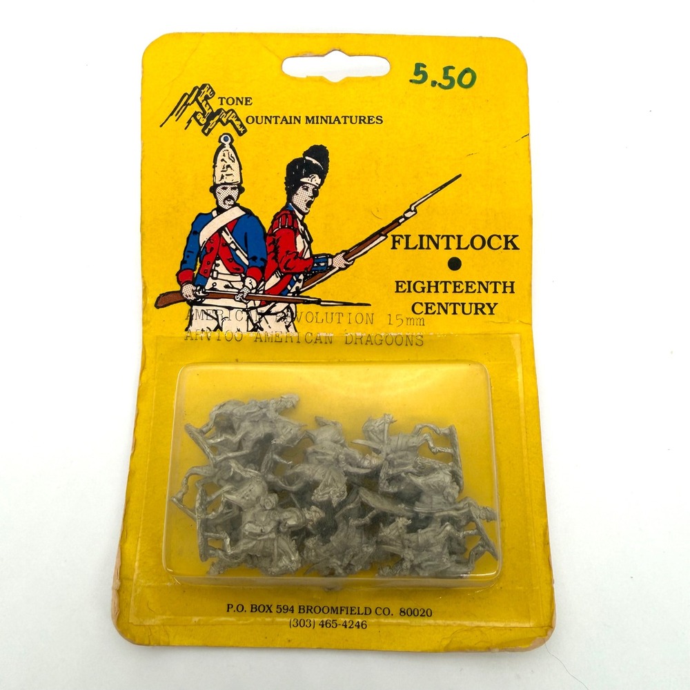 Stone Mountain Miniatures 15mm American Dragoons Flintlock 18th Century Metal